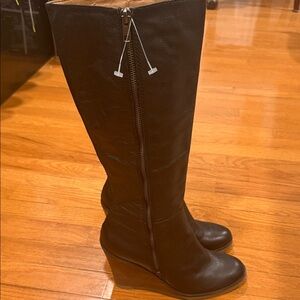 Lucky Brand Black Over the Knee Boots